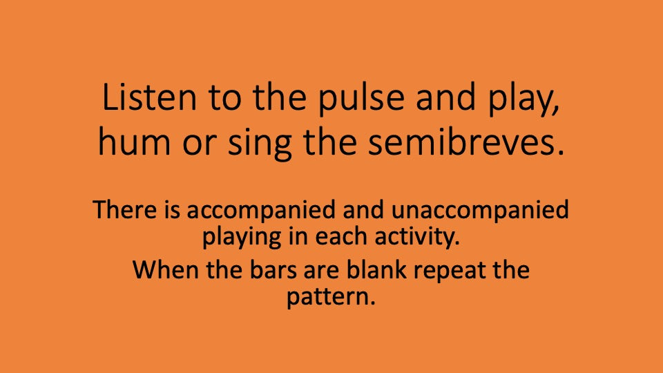 Semibreves You Can Play