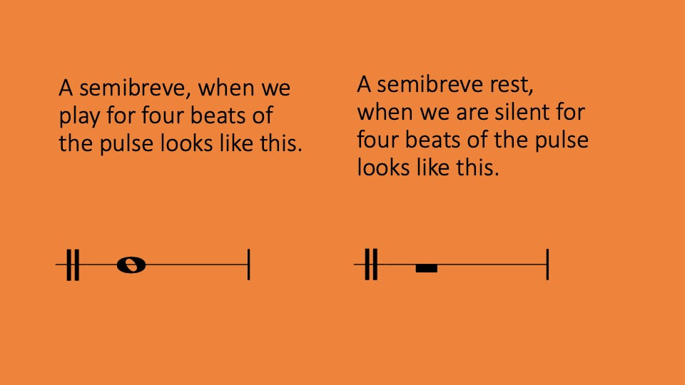 Semibreves and Semibreve Rests