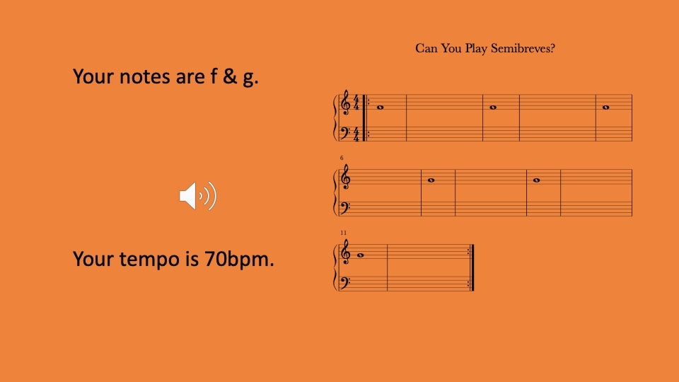 Semibreves You Can Play
