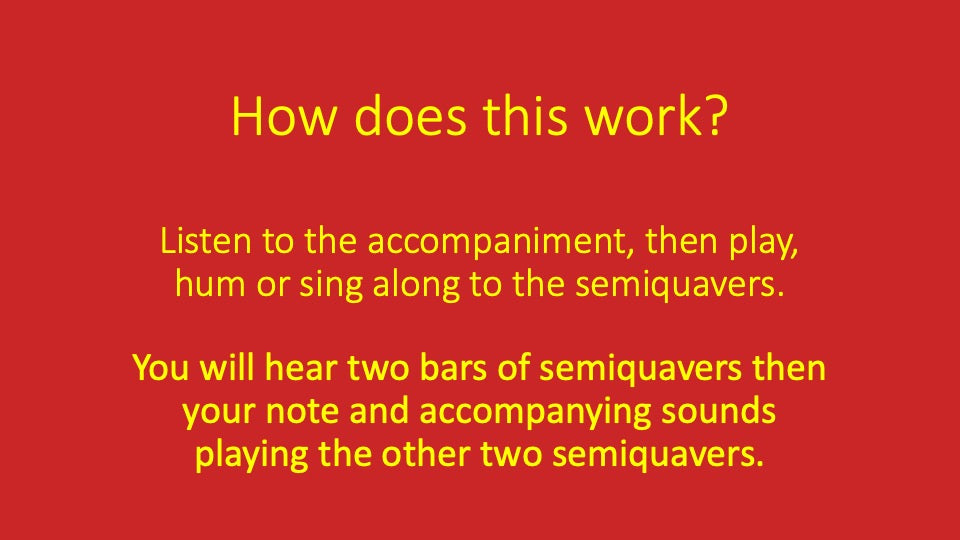 First Two Semiquavers