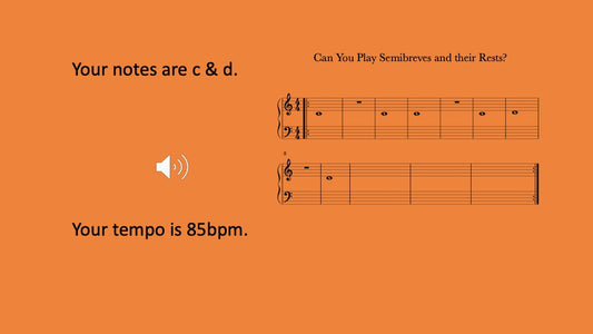 Semibreves and Semibreve Rests You Can Play