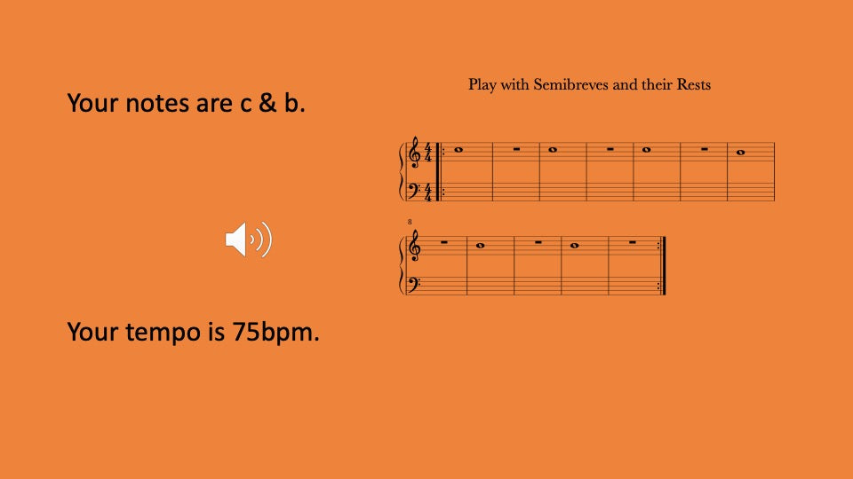 Semibreves and Semibreve Rests