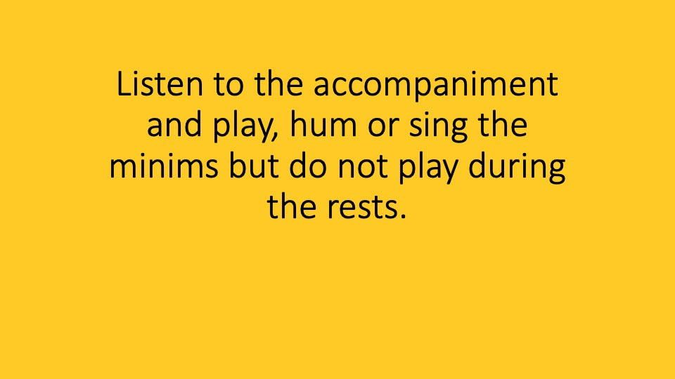 Minims and Minim Rests