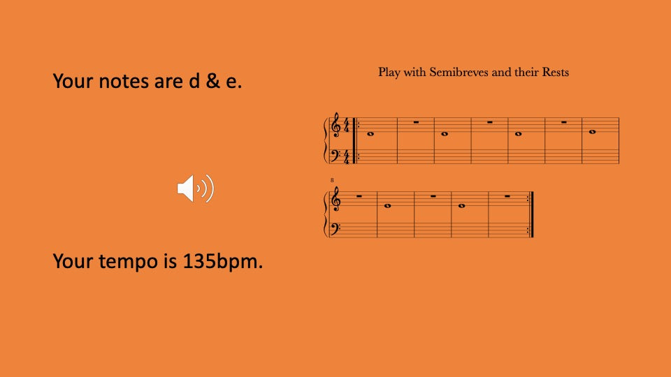 Semibreves and Semibreve Rests
