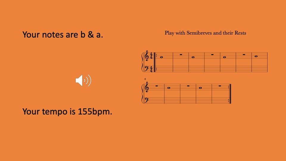 Semibreves and Semibreve Rests