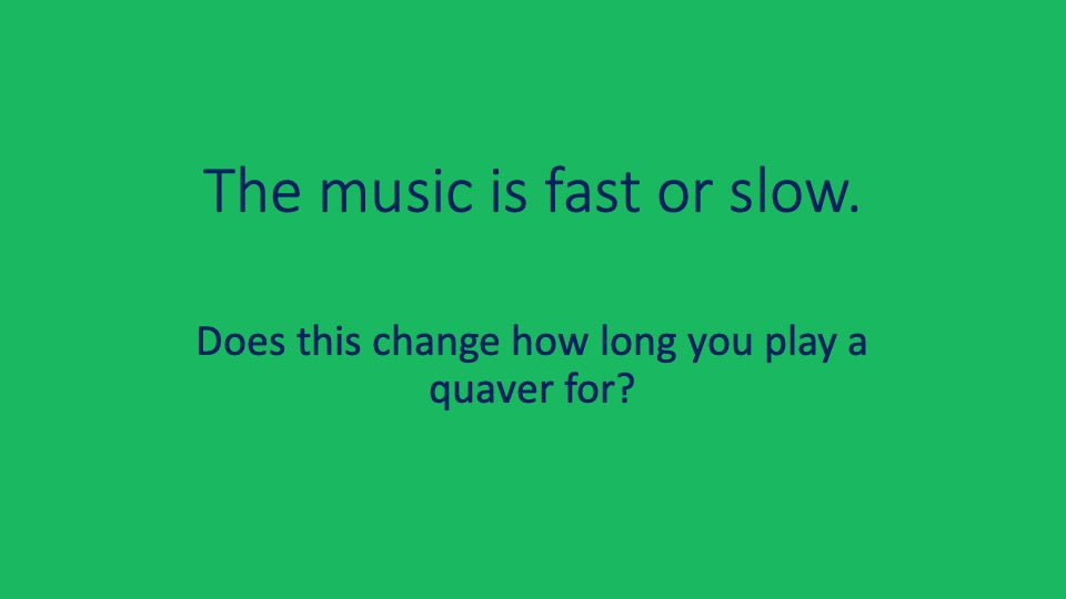 Rest and Quaver You Play