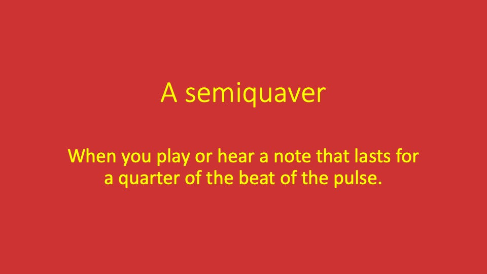 Four Semiquavers