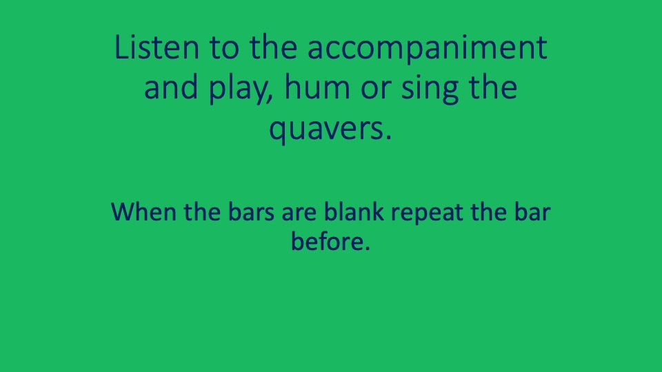 Rest and Quaver You Play