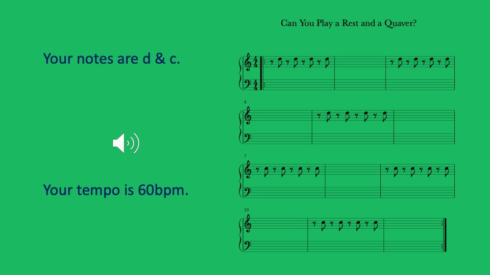 Rest and Quaver You Play