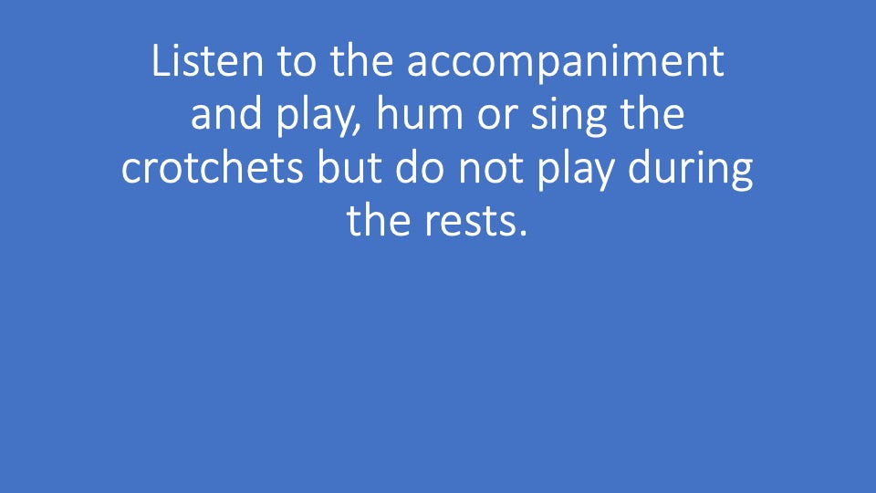 Crotchet and Crotchet Rest