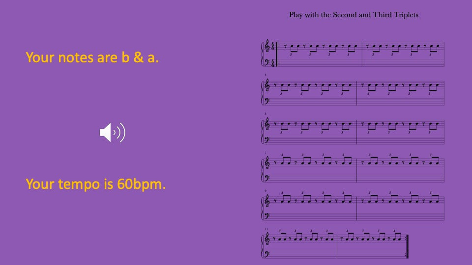 Second and Third Triplets