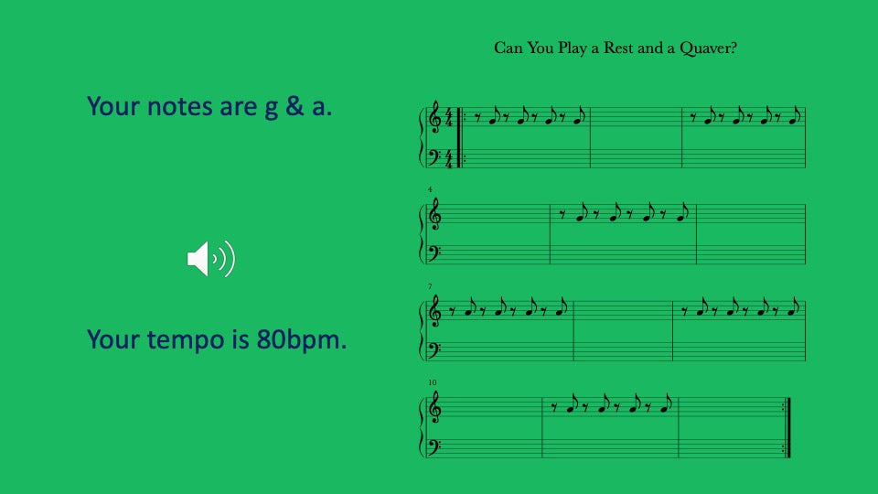 Rest and Quaver You Play