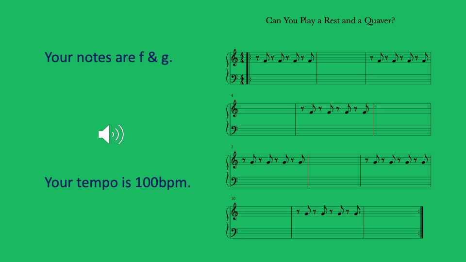 Rest and Quaver You Play