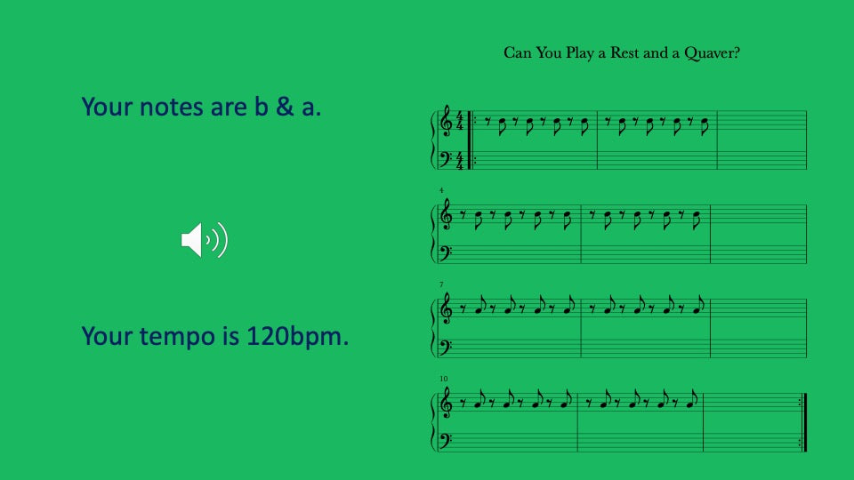 Rest and Quaver You Play