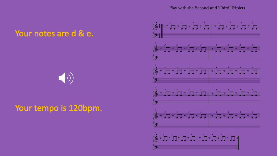 Second and Third Triplets