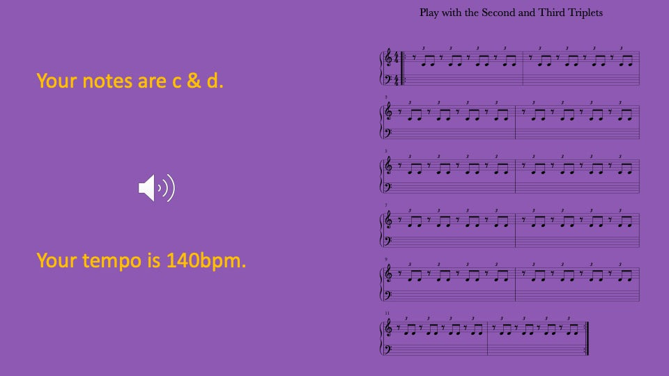 Second and Third Triplets