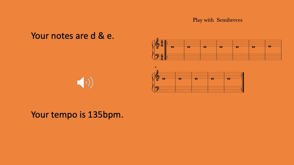 Semibreves for Four Beats of the Pulse