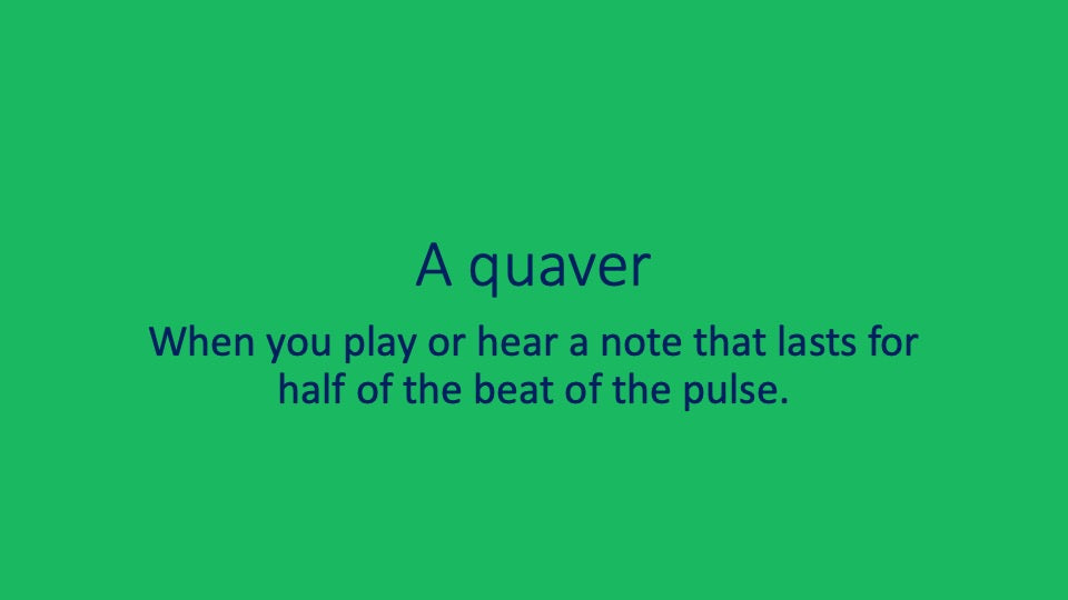 Quaver note description