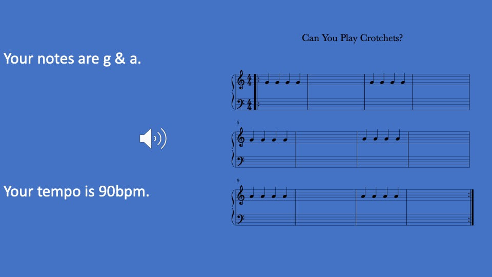 Crotchet You Can Play