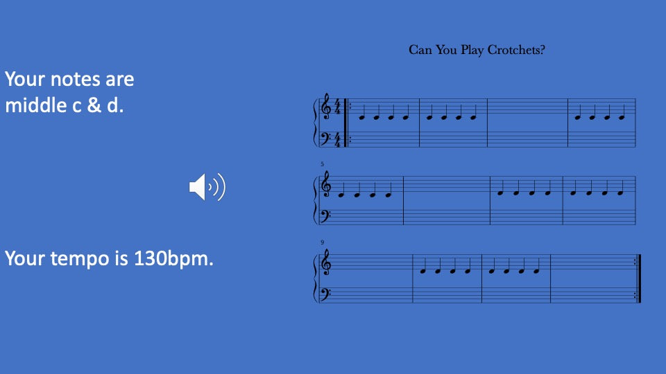 Crotchet You Can Play