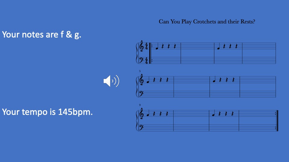 Crotchet and Rest You Can Play